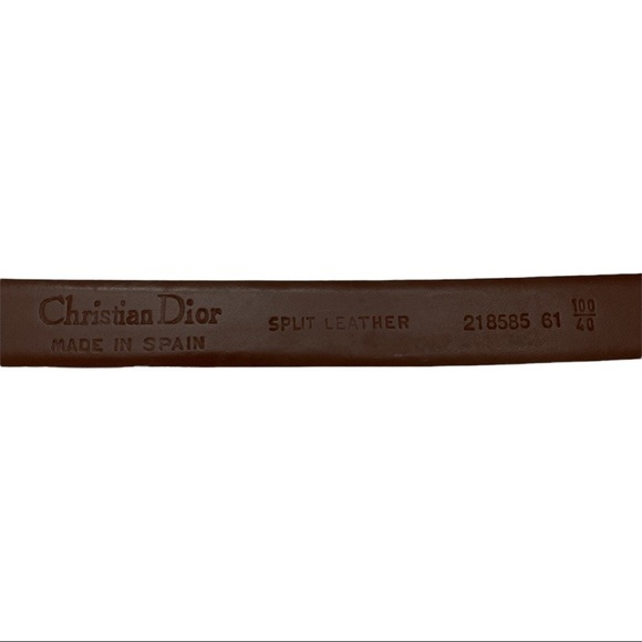 Authentic, Christian Dior belt sz 40/100
